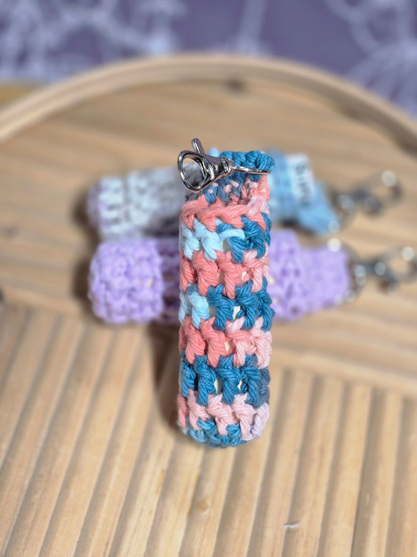 Crochet Lip Balm Keychain (IN STORE ONLY)
