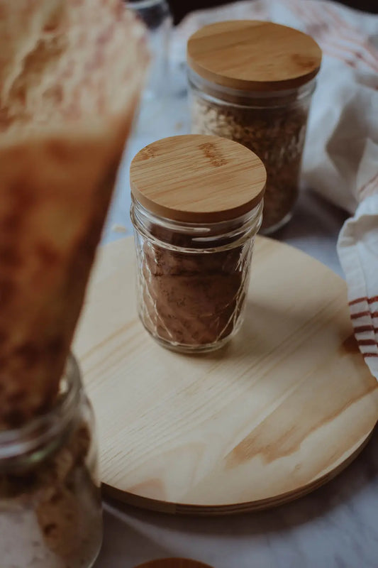 Bamboo Mason Jar Lid (Regular Mouth)