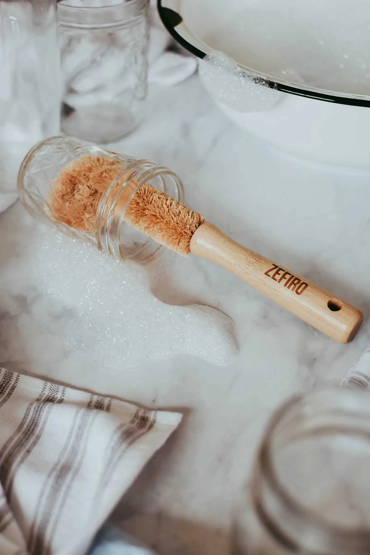 Bamboo Bottle Scrubber