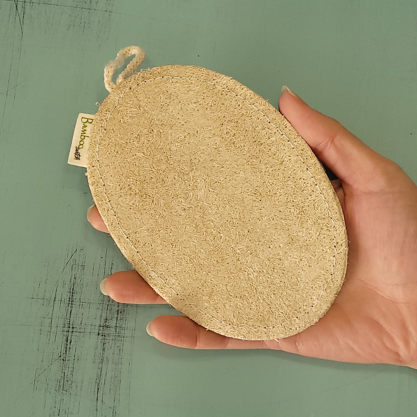 Oval Loofah Exfoliating Sponge